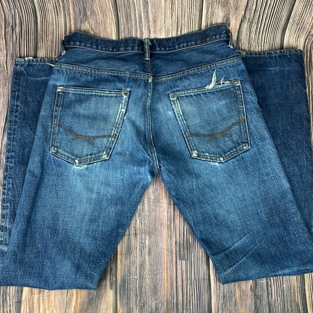 Men’s Gap 1969 Original 32X34 Blue Denim Distressed Jeans
